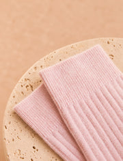 Cashmere Socks - Pale Pink