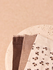 Pack chaussettes - Léopard, marron, beige