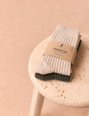 Pack chaussettes cachemire - Beige & Kaki