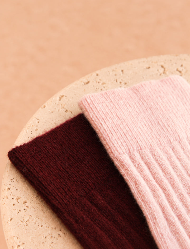 Cashmere Socks Set - Pink - Image principale