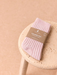 Cashmere Socks - Pale Pink
