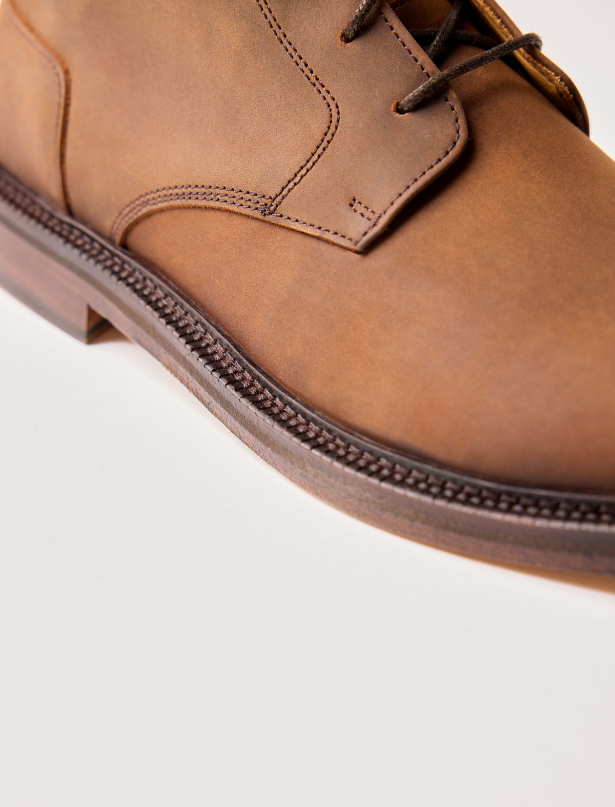 Leather outsole