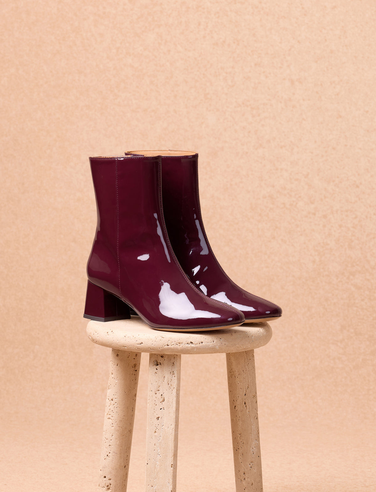 Albane - Aubergine verni - vue 2
