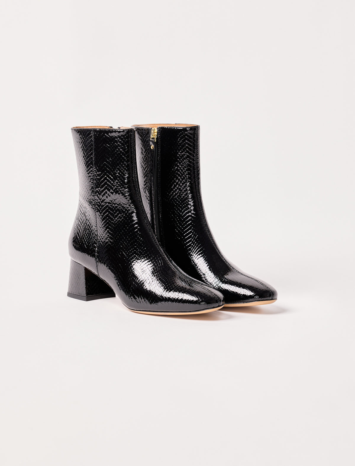 Albane - Noir reptile - vue 2