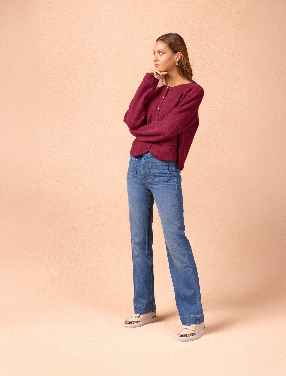 Alena Scratch - Aubergine - vue 4