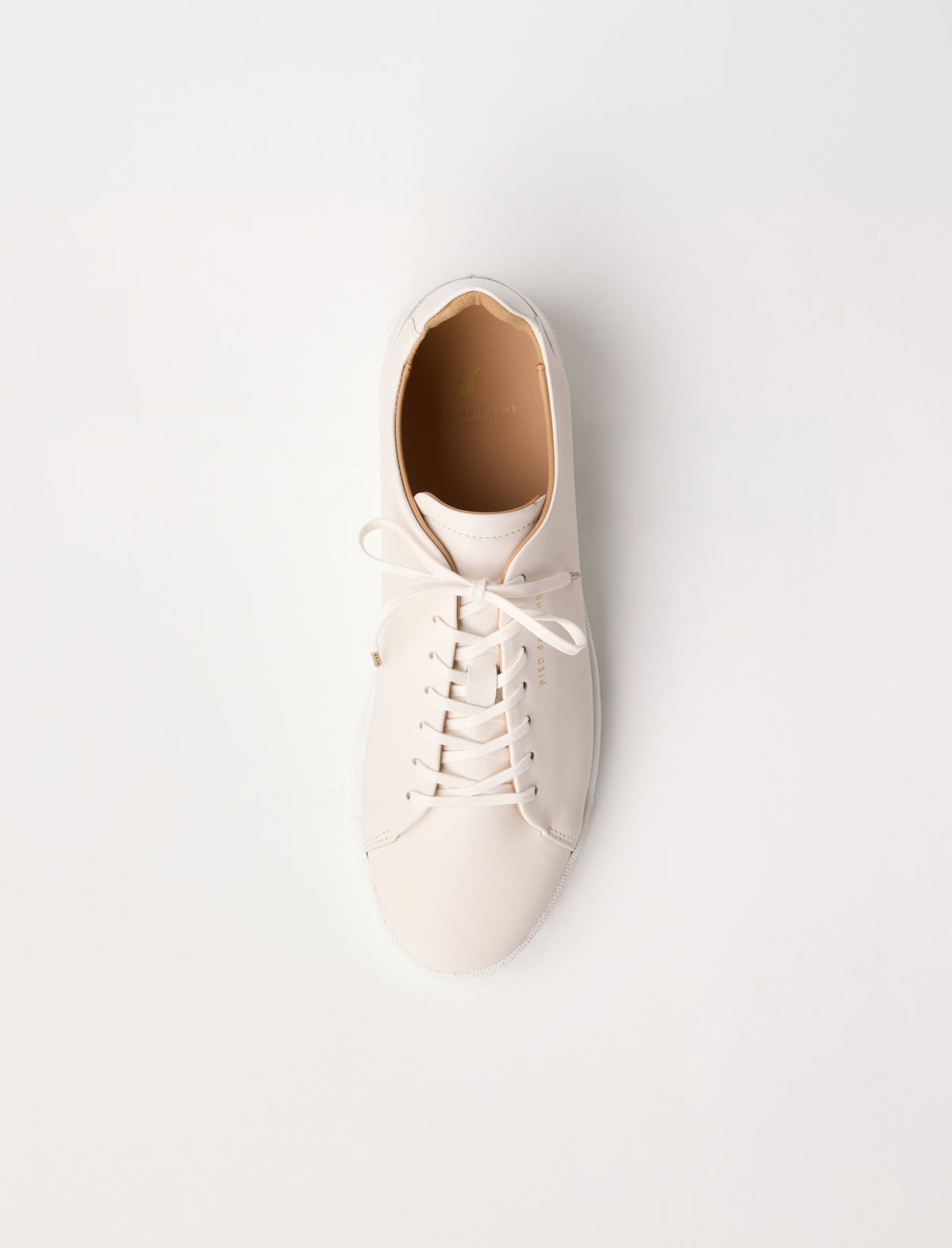 White calf leather
