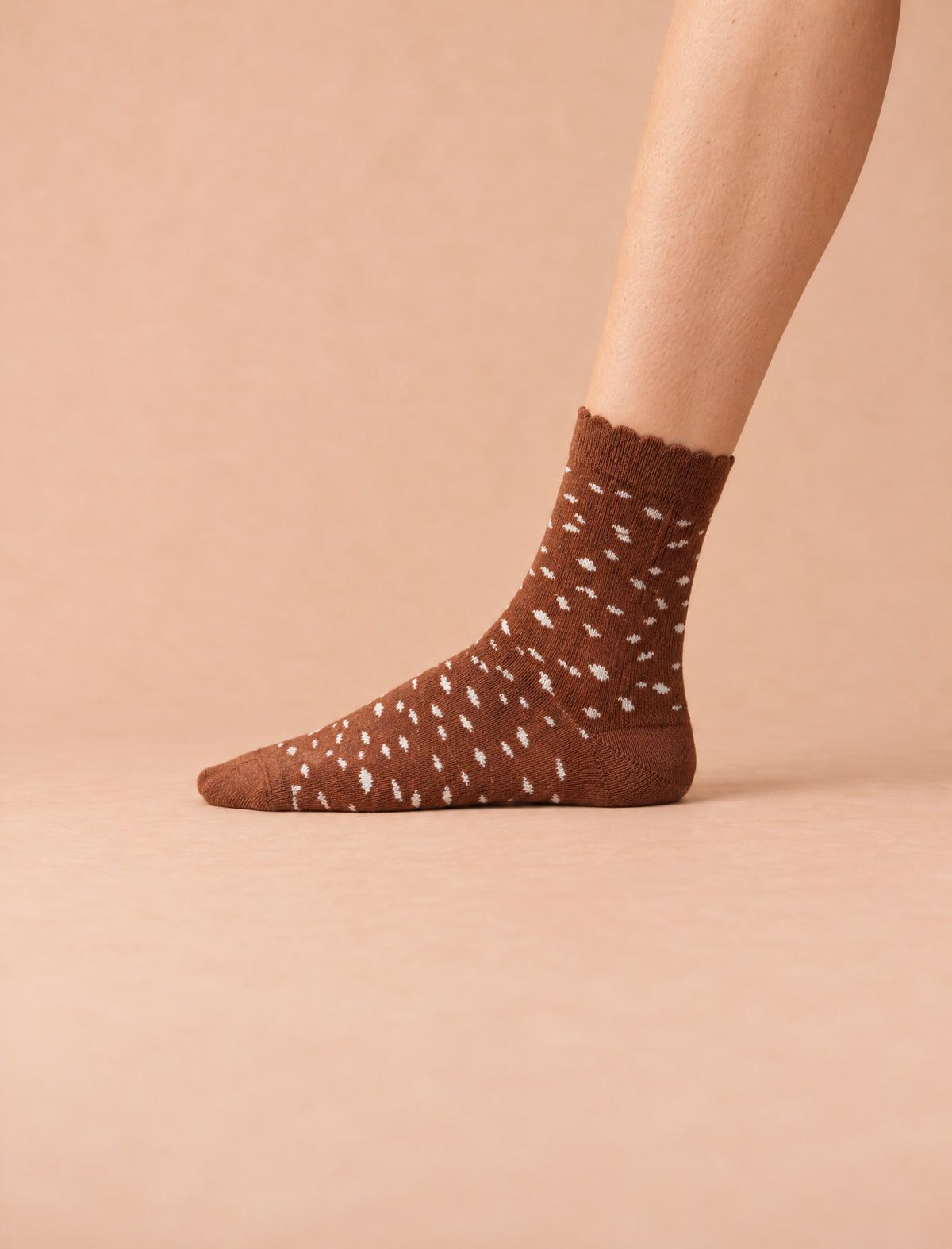 Chaussettes biche - Marron clair - vue 3