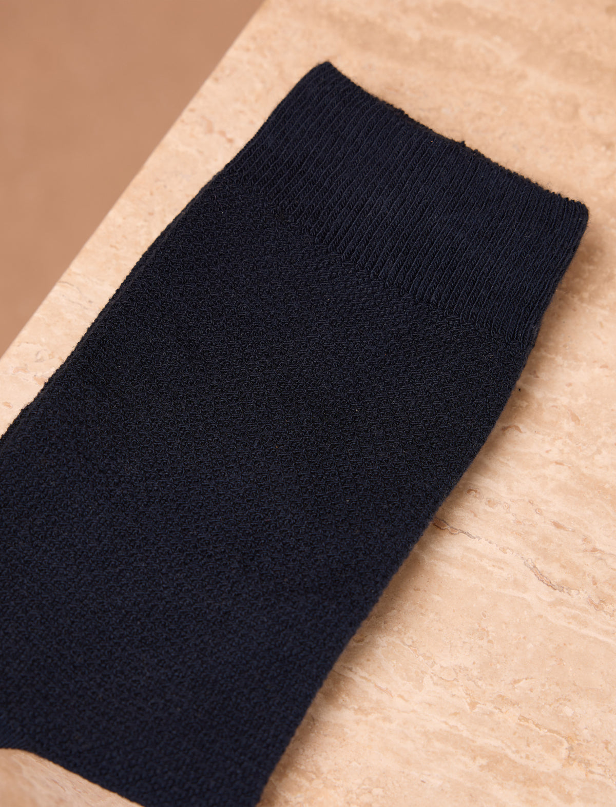 Bienenwaben-Socken - Navy  - vue 3