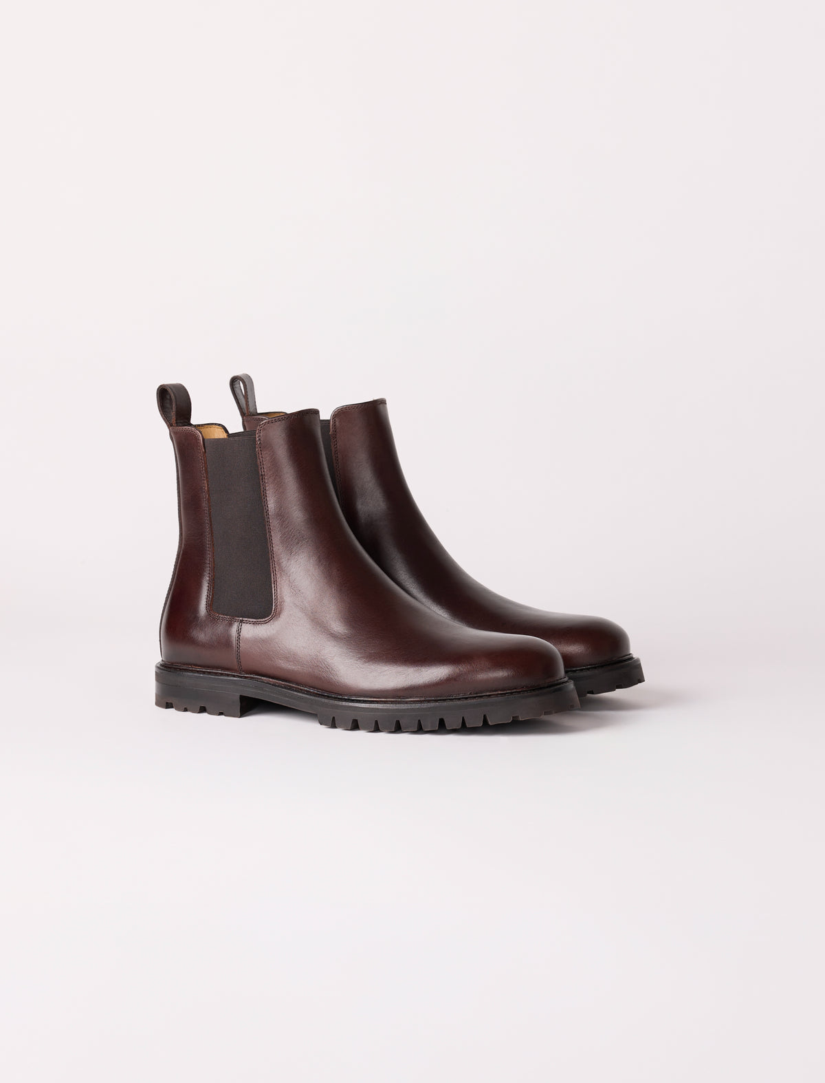 Pull-up-Leder in Braun