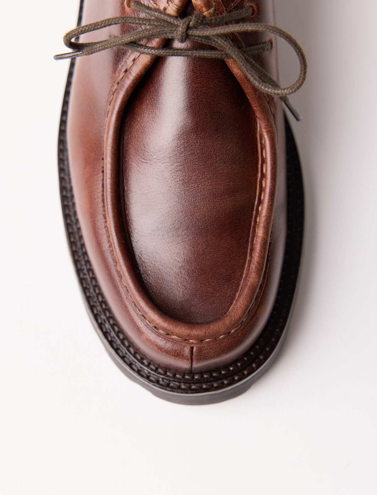 Cuir pull-up bourgogne