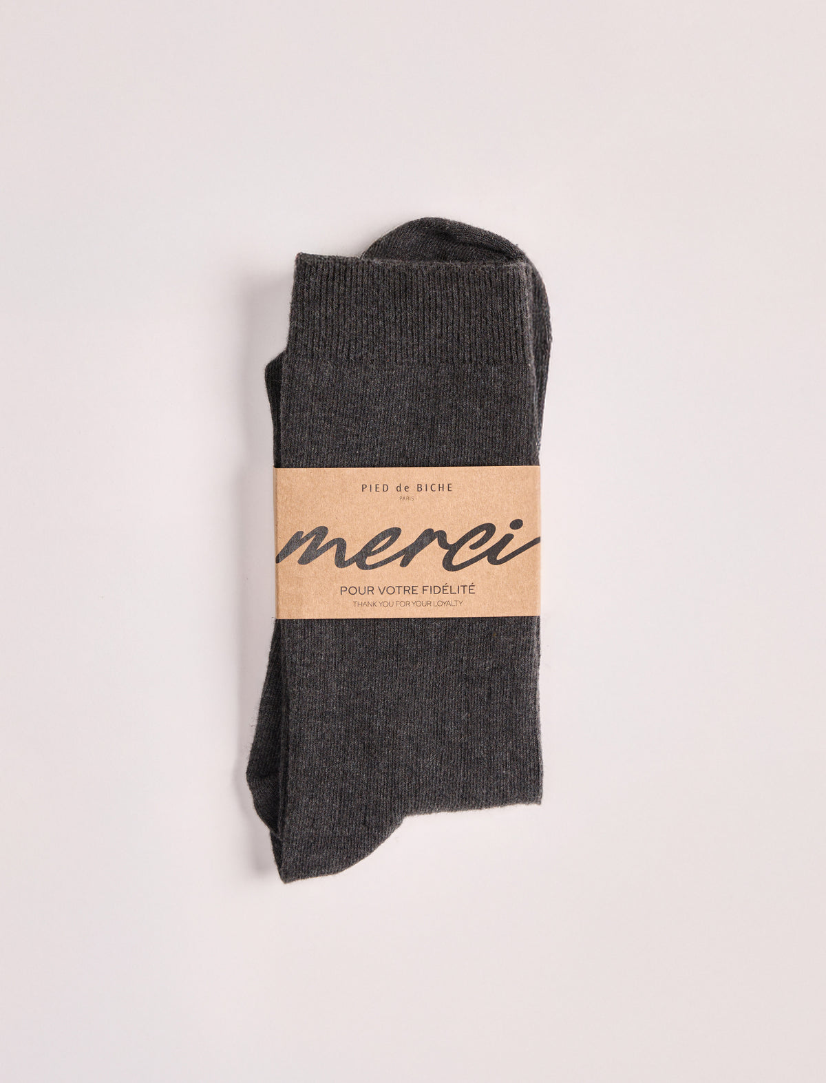 Gift Socks - Heather Gray  - vue 1