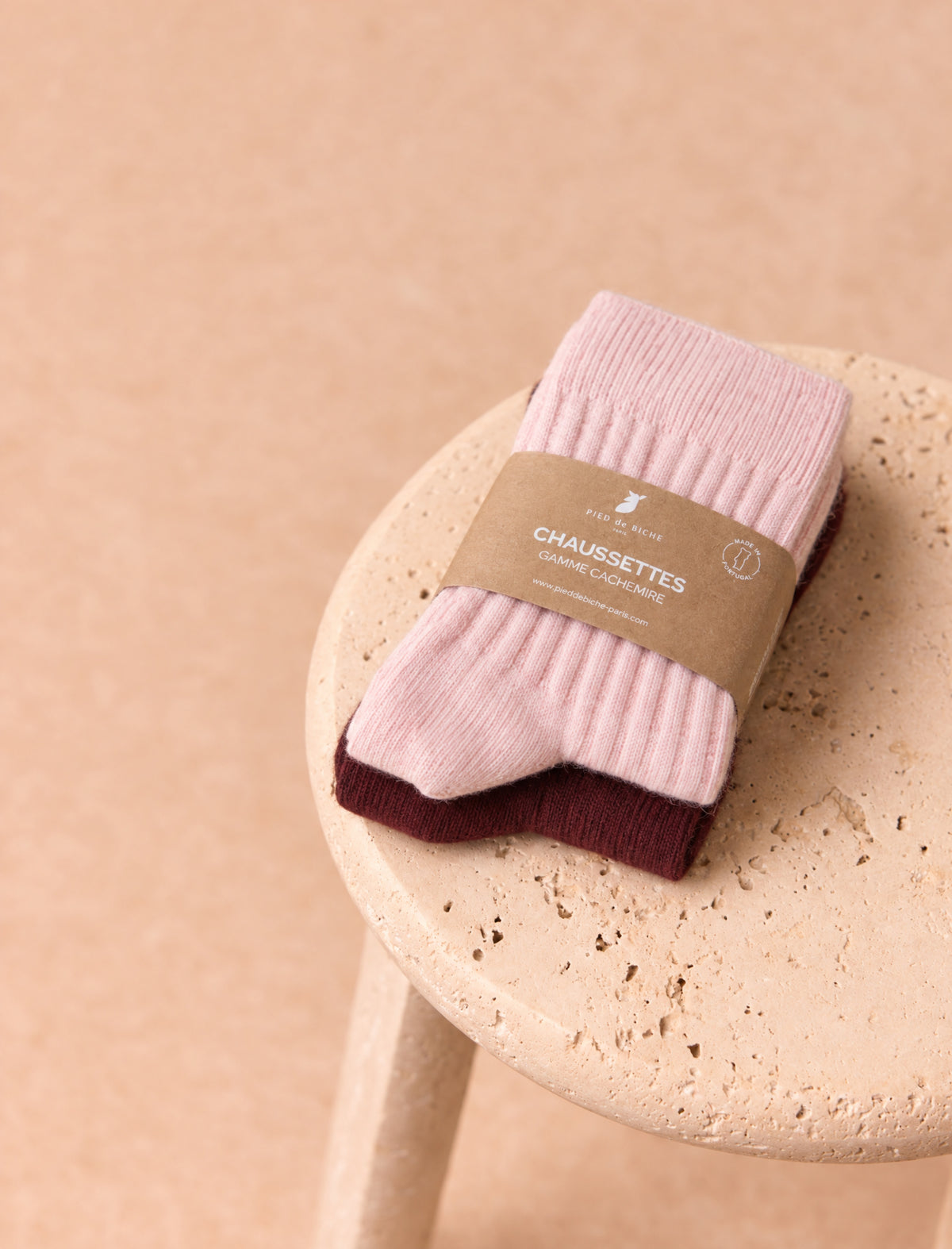 Cashmere Socks Set - Pink