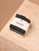 Pack chaussettes lurex - Noir, gris & doré