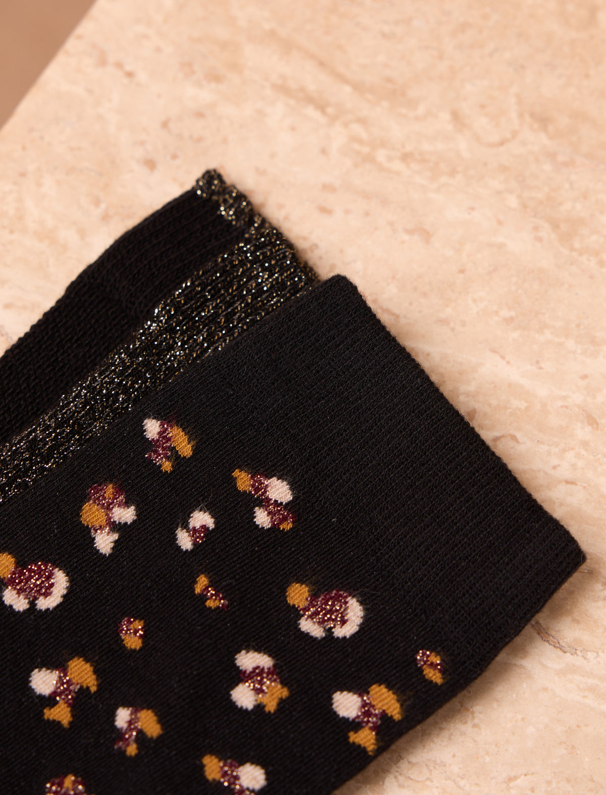 Pack chaussettes nuit sauvage - Noir & léopard
